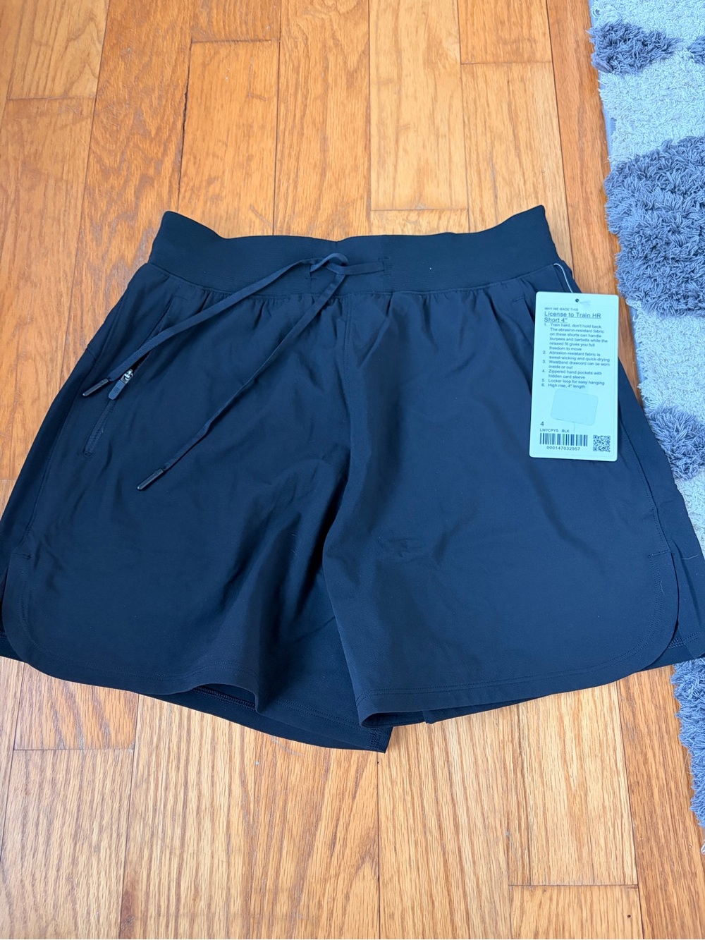 lululemon athletica Black Women's Athletic Drawstring Shorts